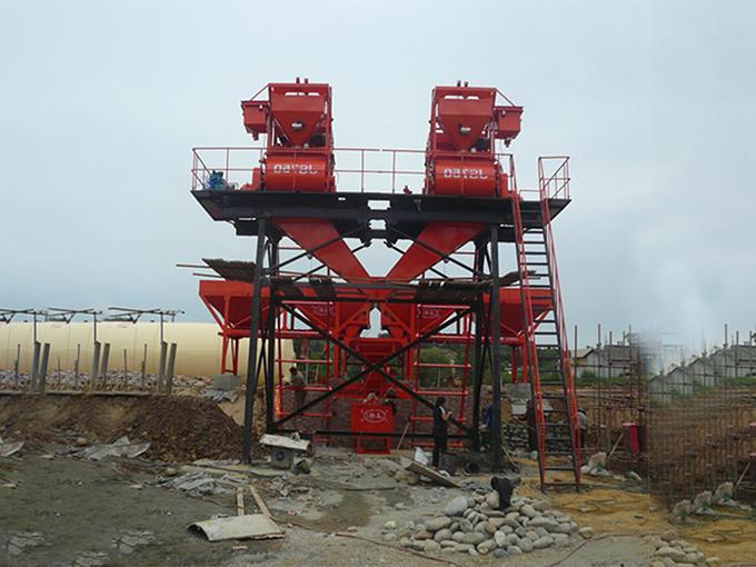 Hubei small mixing plant front